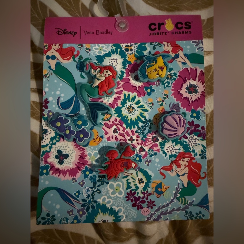 Crocs charms little mermaid Disney x Vera Bradley